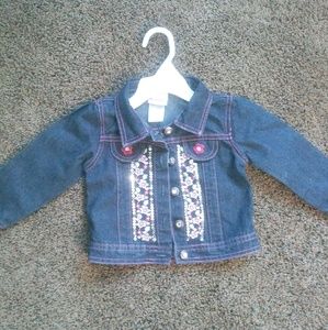 Denim Sequin Jacket - 24 mos.